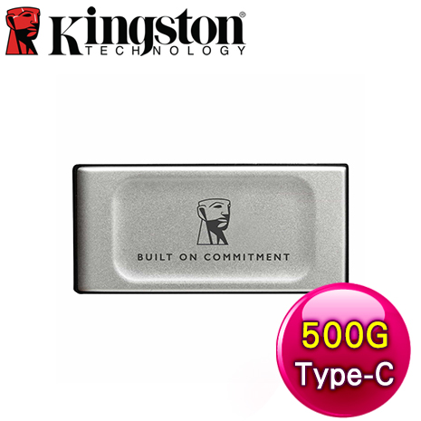 Kingston 金士頓 XS2000 500G (新版) USB3.2 TYPE-C 外接式SSD