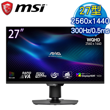 MSI 微星 MAG 274QPF X30MV 27型 VA電競寬螢幕