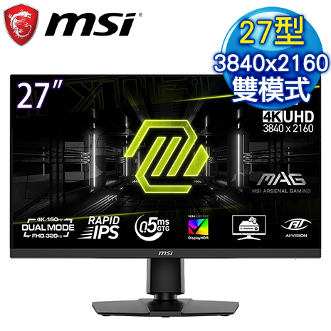 MSI 微星 MAG 272URDF E16 27型 IPS電競螢幕