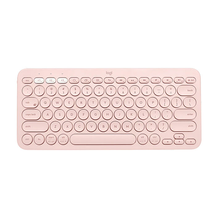Logitech 羅技 K380 跨平台藍芽鍵盤《玫瑰粉》