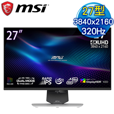 MSI 微星 MPG 274URDFW E16M 27型 電競寬螢幕