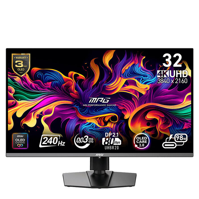 MSI 微星 MPG 322URX QD-OLED 32型 電競螢幕