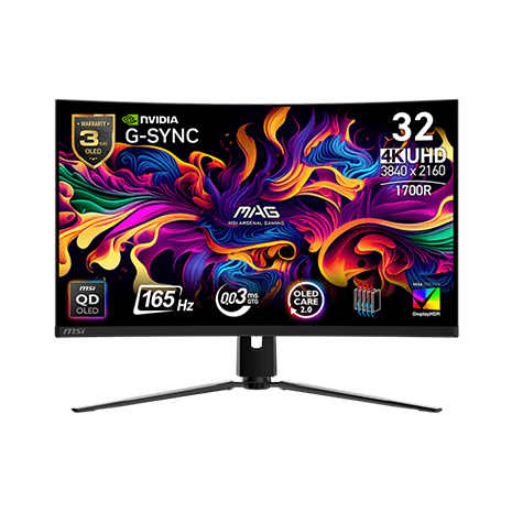 MSI 微星 MAG 321CUP QD-OLED 32型 曲面電競螢幕