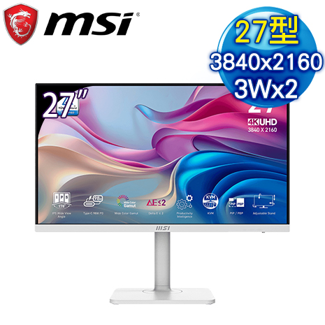 MSI 微星 Modern MD272UPHW 27型 IPS螢幕