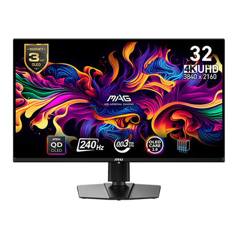 MSI 微星 MAG 321UPX QD-OLED 32型 4K 240Hz 電競螢幕