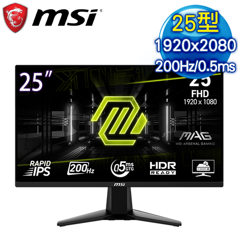 MSI 微星 MAG 255F E20 25型 IPS電競螢幕