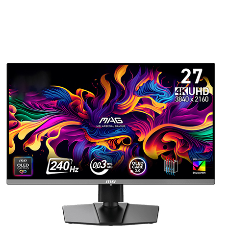 MSI 微星 MAG 272UP QD-OLED X24 27型 電競螢幕