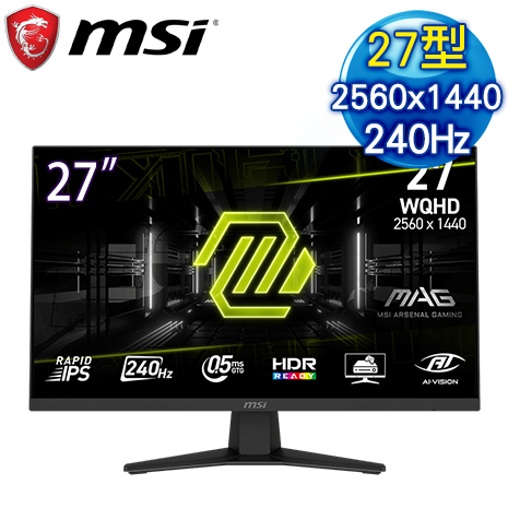 MSI 微星 MAG 274QF X24 27型 IPS電競螢幕