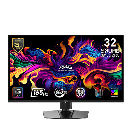 MSI 微星 MAG 322UP QD-OLED E16 32型 4K 165Hz 電競螢幕