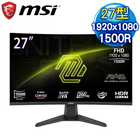 MSI 微星 MAG 276CF E20 27型 VA曲面電競螢幕