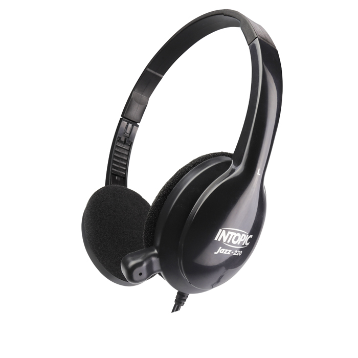 INTOPIC 廣鼎 頭戴式耳機麥克風(JAZZ-220)