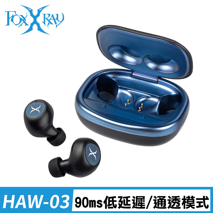 FOXXRAY 露西亞響狐低延遲真無線耳麥(HAW03)(APP搶購)
