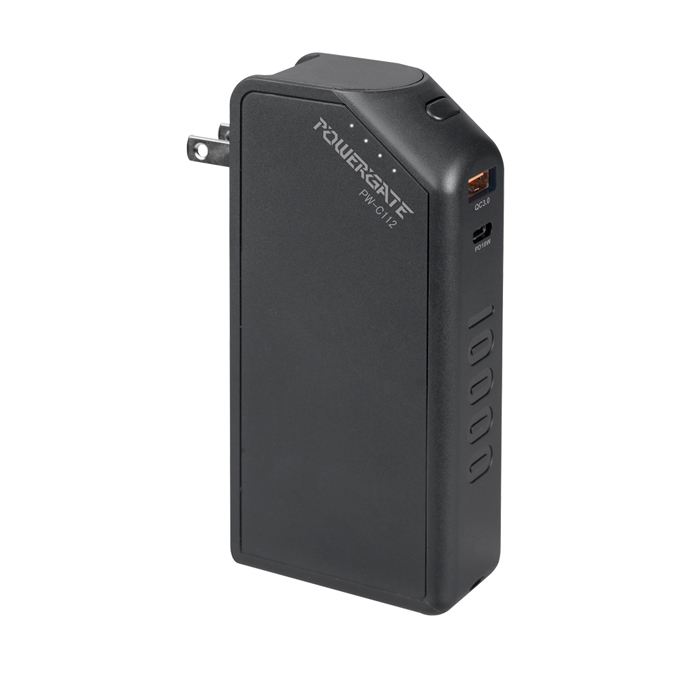 INTOPIC 廣鼎 PD&QC 18W快充旅充式10000mAh行動電源(PW-C112)
