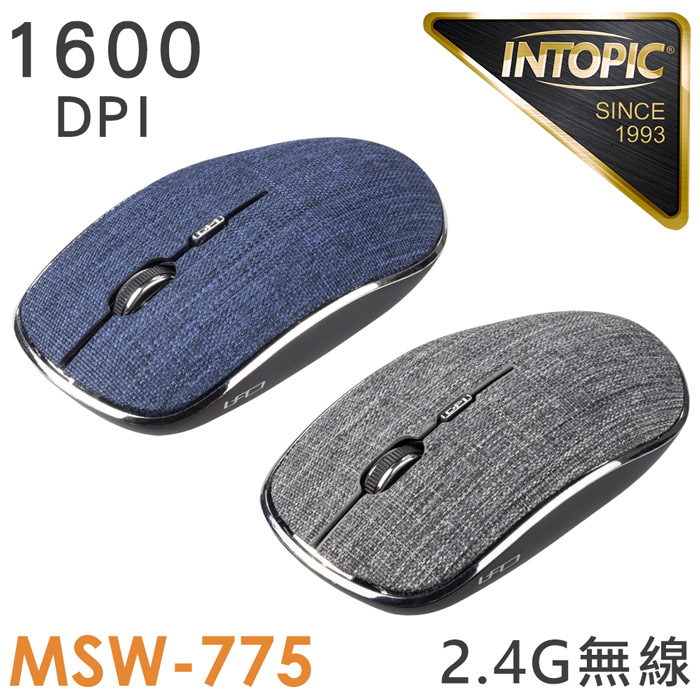 INTOPIC 廣鼎 2.4GHz飛碟無線光學鼠(MSW-775)