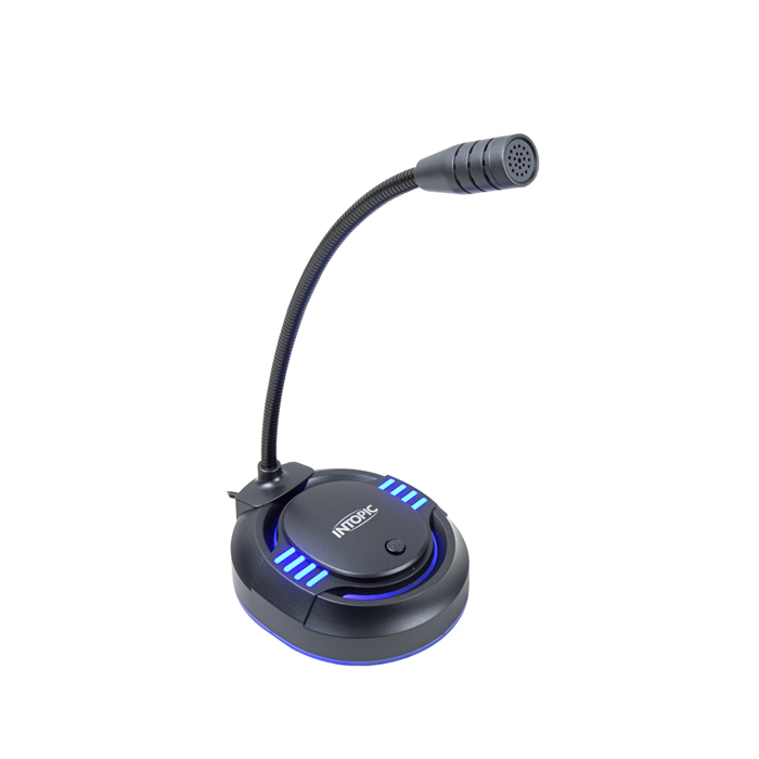 INTOPIC 廣鼎 USB桌上型發光麥克風UB032(APP搶購)