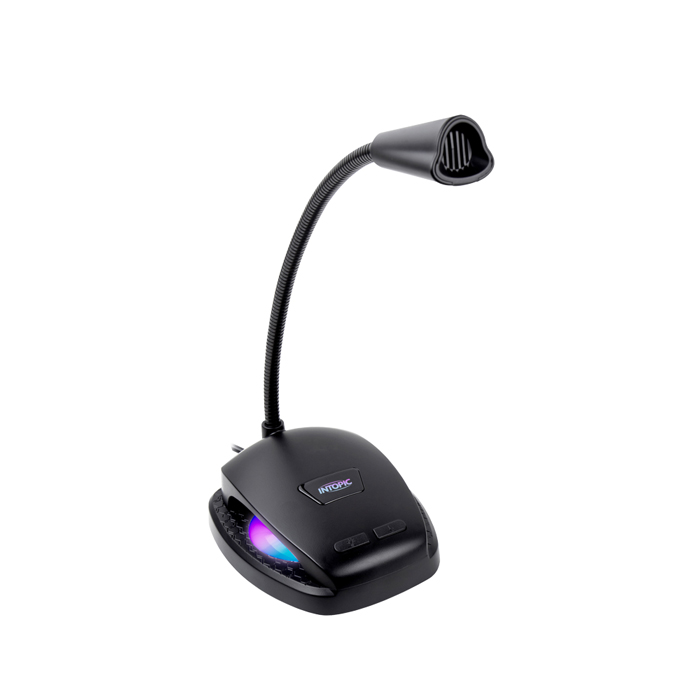 INTOPIC 廣鼎 USB桌上型RGB麥克風UB031(APP搶購)