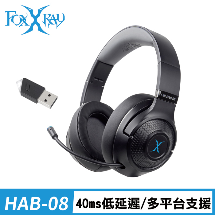 FOXXRAY 嘯鷹響狐無線雙模電競耳麥(FXR-HAB-08)