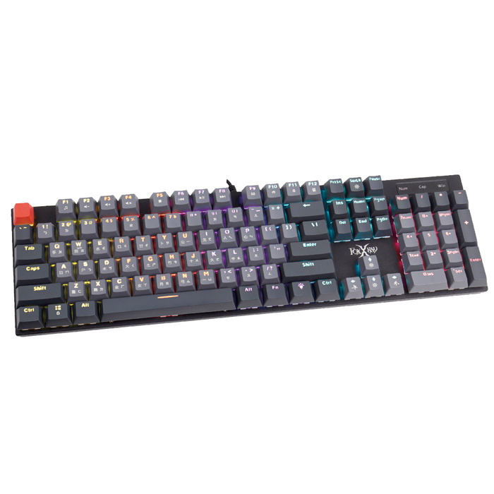 FOXXRAY 緋紅戰狐機械鍵盤(FXR-HKM-83/紅軸)