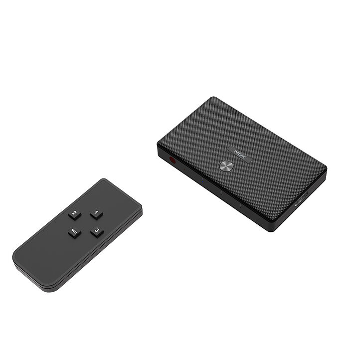 INTOPIC 廣鼎 HDMI 4K60Hz 三對一切換器HSW-200(附紅外線遙控器)