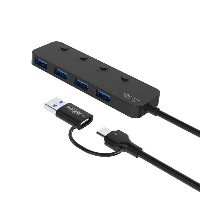 INTOPIC 廣鼎 USB3.1 Type-C 高速集線器(HBC-555)