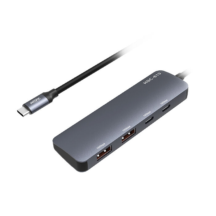 INTOPIC 廣鼎 USB 3.2 Gen2 10Gbps高速集線器 (HBC-810)