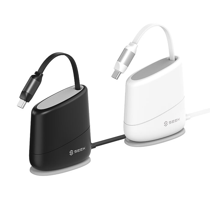 SEEK 100W C-to-C桌面伸縮充電線(CB-CRC-51)