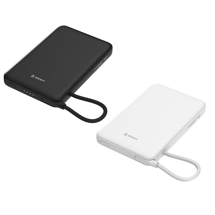 SEEK 5000mAh二合一超薄磁吸無線充行動電源 (PW-W525)