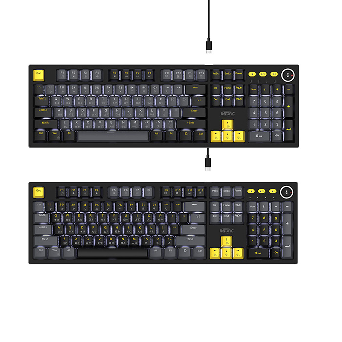 INTOPIC 廣鼎 暮影之擊機械鍵盤-青軸/紅軸(KBM-112/KBM-113)