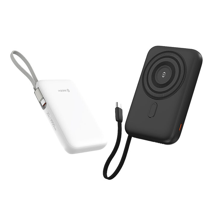 SEEK 半固態電池 9900mAh三合一磁吸無線充行動電源(PW-W137)