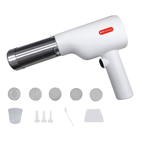 ENNE USB充電式DIY無線手持電動製麵條機(灌腸機/壓麵機/製麵器/麵條器/麵食機/料理機/點心機/手工麵/親子DIY)(K0082)
