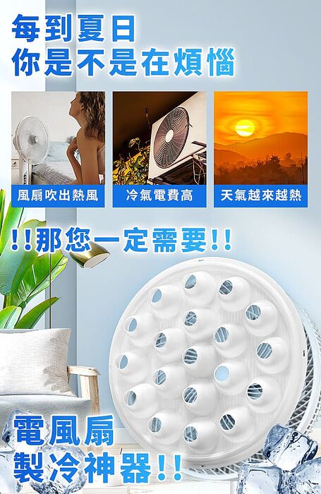 電風扇製冷神器(E0087-A)