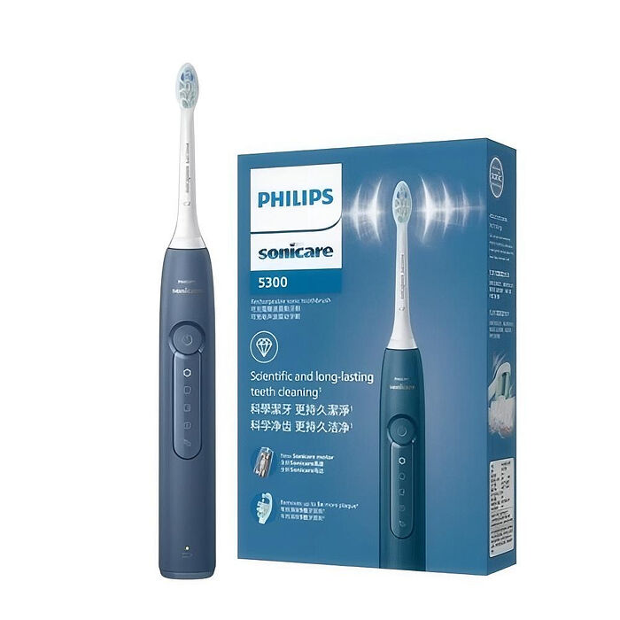 Philips飛利浦 聲波電動牙刷HX5181 藍色 贈飛利浦 AI智能藍牙鬧鐘喇叭TAS2909