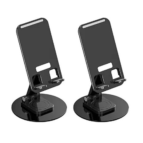 西歐科技 360度金屬折疊手機支架 CME-ZJ02 買一送一(黑/白)