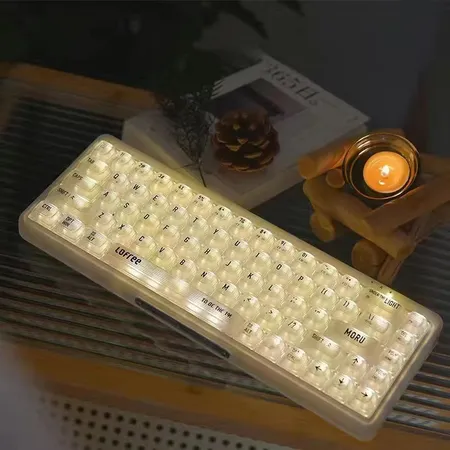 Lofree洛斐 1%透明機械鍵盤-漫 加碼送西歐萬國充電器+注音貼紙