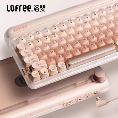 Lofree洛斐 粉底液三模機械鍵盤加碼送西歐萬國充電器+注音貼紙