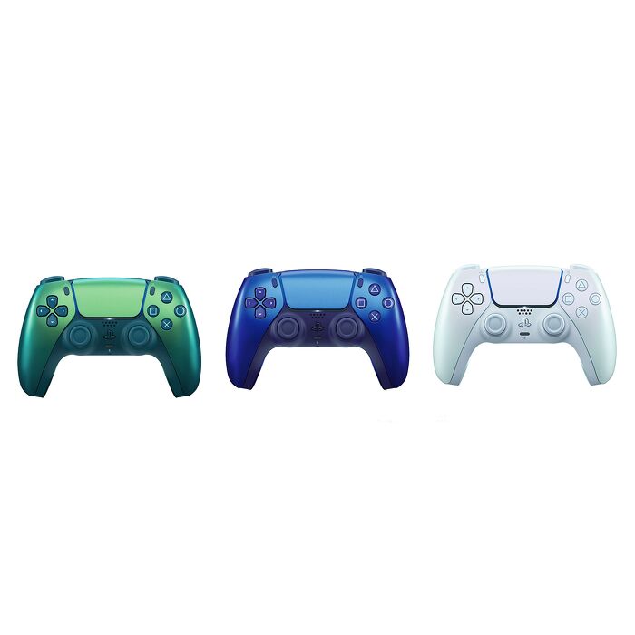 【SONY】PS5 DualSense無線控制器「閃耀」系列 閃耀靛紫/閃耀珍珠白/閃耀青《台灣公司貨》