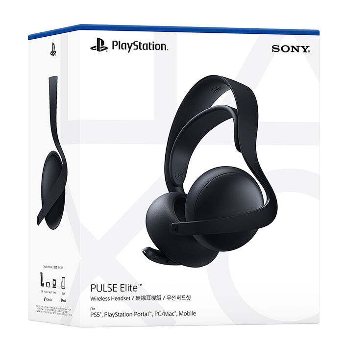 【SONY】PS5 PULSE Elite 無線耳機組 - 午夜黑《台灣公司貨》