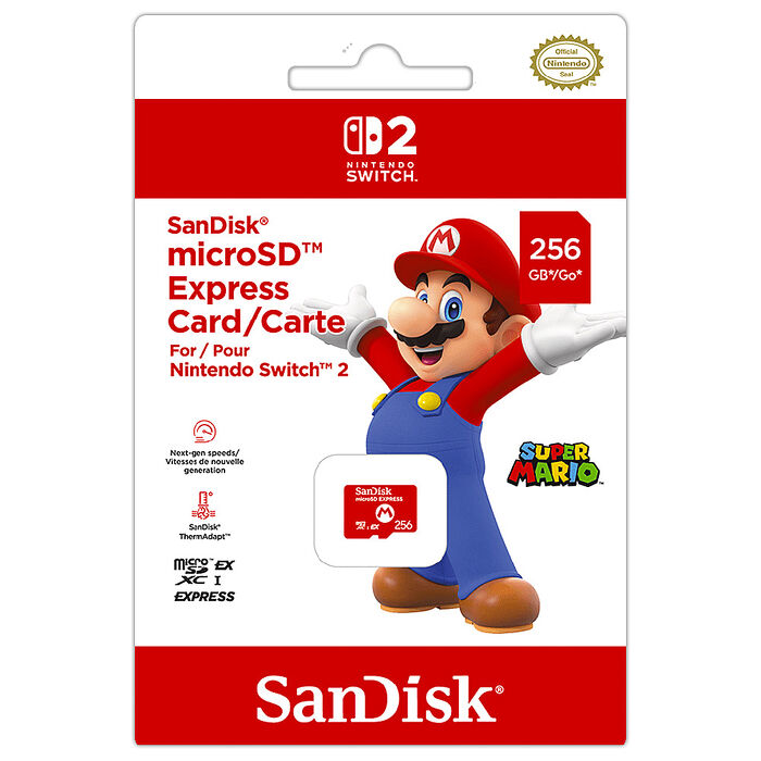 NS2 SanDisk microSD Express記憶卡 256G《台灣公司貨》