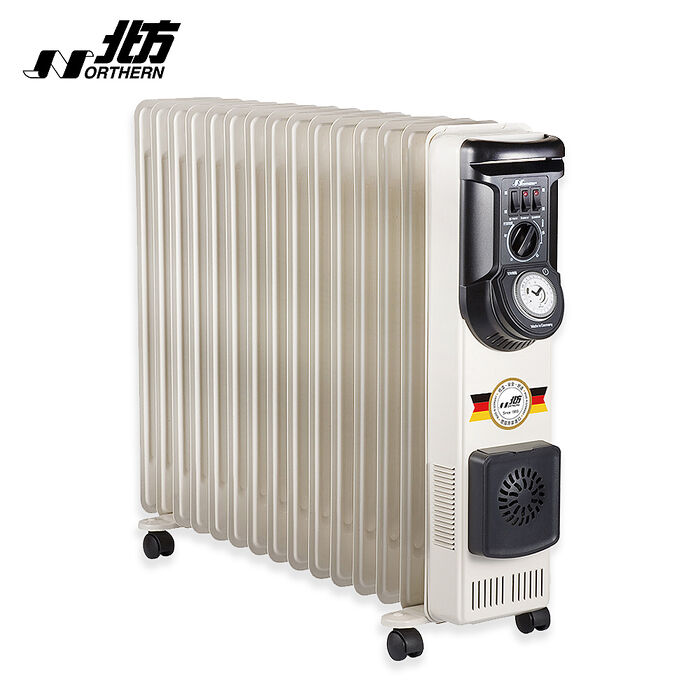 北方15片葉片式恆溫電暖爐 NB-15ZL