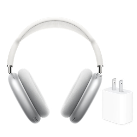 【含原廠20W充電頭】Apple 原廠 Airpods Max 無線耳罩式藍牙耳機 MGYJ3TA/A 銀