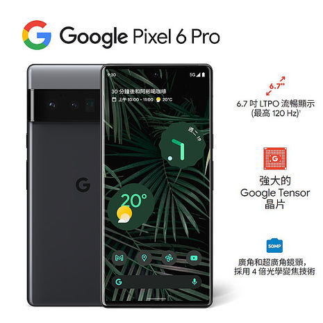 Google Pixel 6 Pro 12G/256G(風暴黑)(5G)