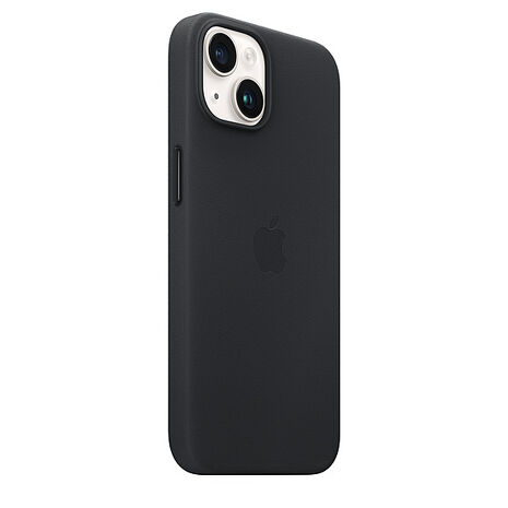 Apple iPhone 14 MagSafe皮革保護殼-午夜