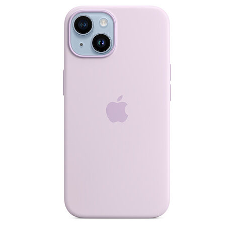 iPhone 14 MagSafe 矽膠保護殼-紫丁香
