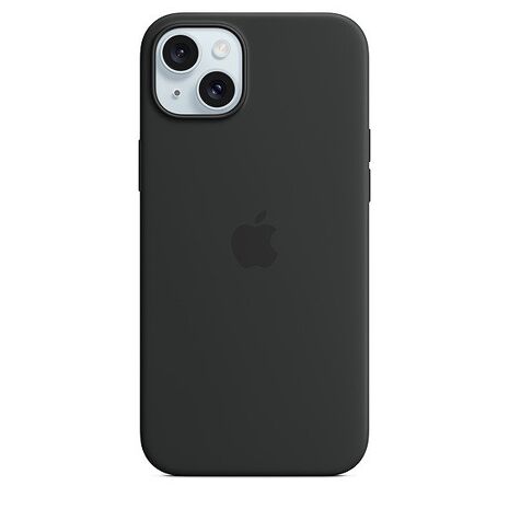 iPhone 15 Plus MagSafe 矽膠保護殼-黑