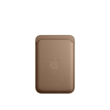iPhone MagSafe 精細織紋卡套-淺褐