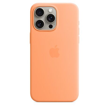 iPhone 15 Pro Max MagSafe 矽膠保護殼-香橙雪酪