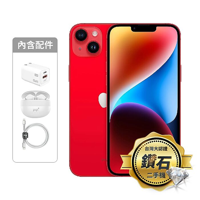 APPLE iPhone 14 Plus 256G(紅)(5G)【認證盒裝二手機】鑽石級