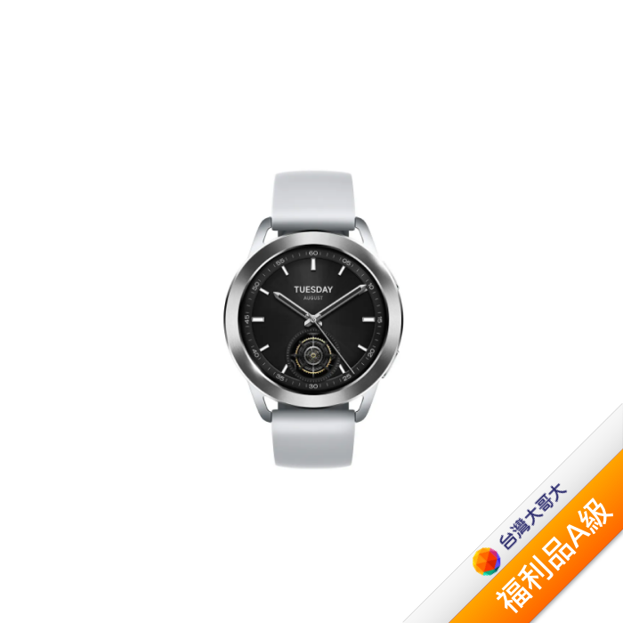 Xiaomi Watch S3-銀【拆封福利品A級】