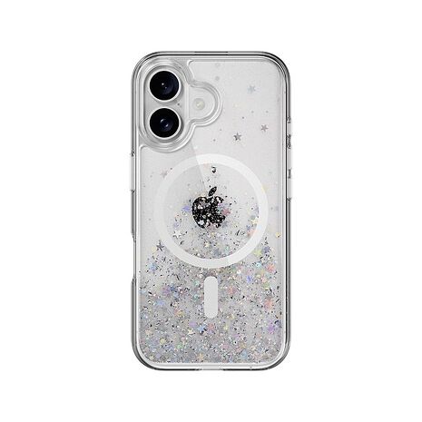 iPhone 16 SwitchEasy星砂磁吸防摔殼-透明
