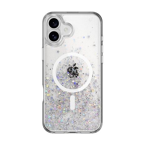 iPhone 16 Plus SwitchEasy星砂磁吸防摔殼-透明